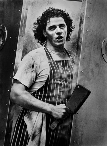White Heat / Marco with Meat Cleaver, 1990, Bob Carlos Clarke